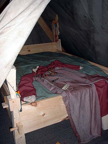 Tent interior